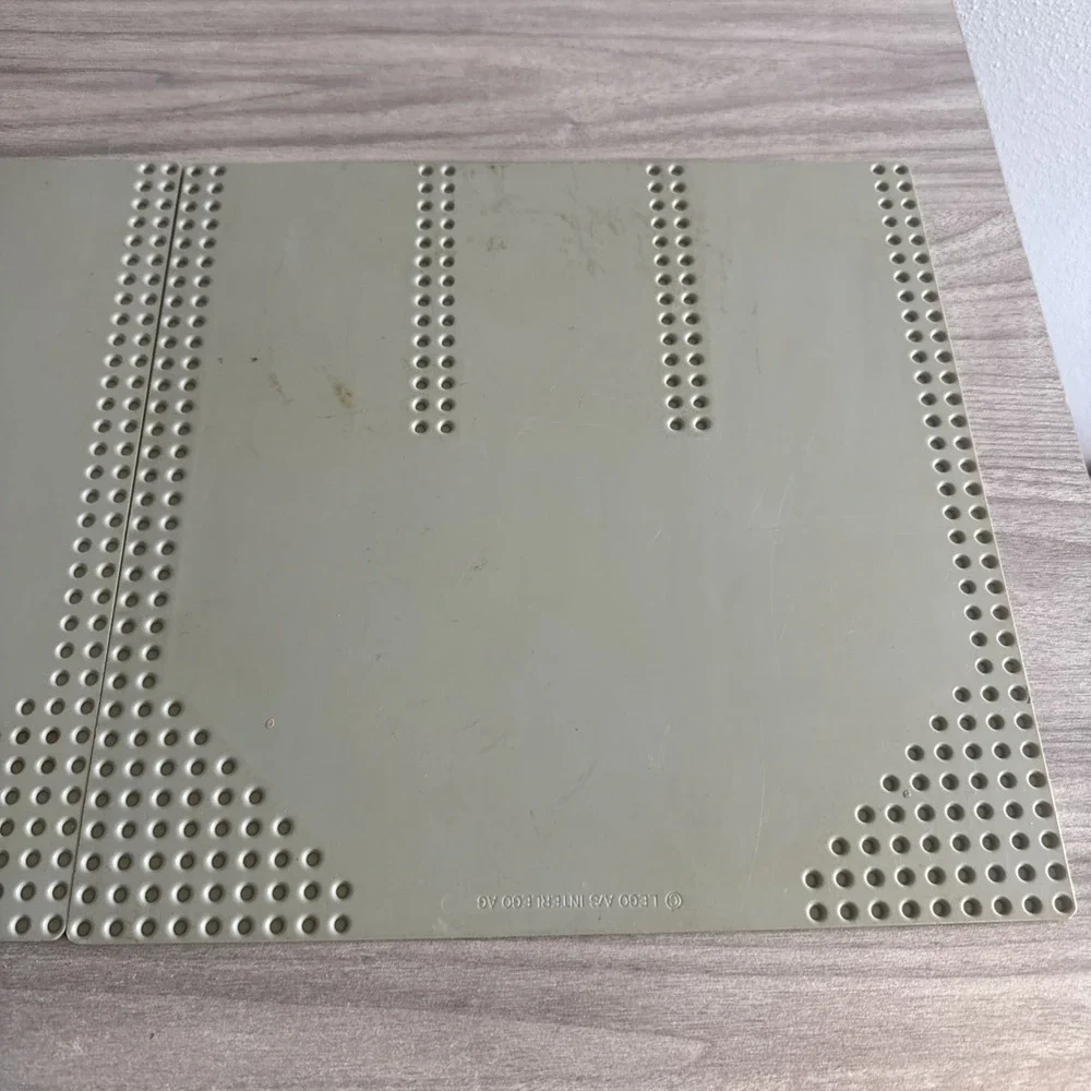 Lot of 2 Vintage LEGO City Street Road Base Plates Gray 32x32 Stud 1&2